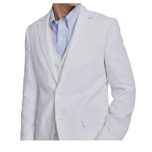 Tommy Hilfiger Mens White Suit Sport Coat Flex Modern Fit New With Tags